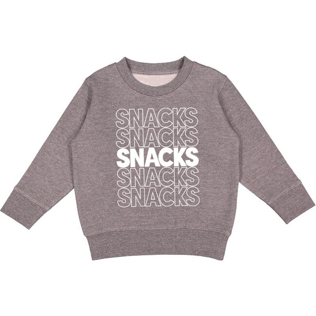 Snacks Sweatshirt, Grey - Shirts - 1