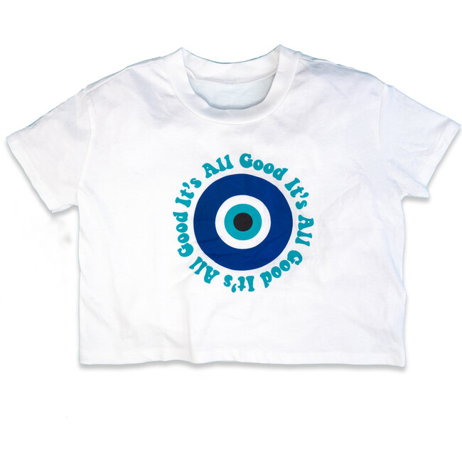 Evil Eye Tee, White - Shirts - 1