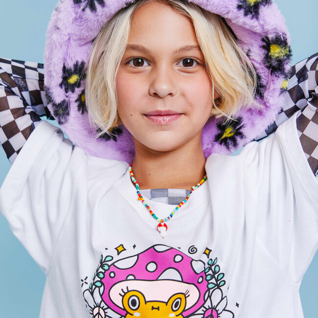 Hippie Frog Tee, White - Shirts - 3