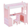 Sophia's - Aurora Princess 18" Doll Pink Plaid Bed with Accessories - Pink - Doll Accessories - 1 - thumbnail