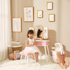Fantasy Fields - Little Lady Izabel Medium Floral Play Vanity - White/Pink - Play Tables - 2