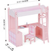 Sophia's - Aurora Princess 18" Doll Pink Plaid Bed with Accessories - Pink - Doll Accessories - 4 - thumbnail