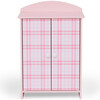 Sophia's - Aurora Princess 18" Doll Pink Plaid Closet with Bathrobe & Slipper - Pink/White - Doll Accessories - 6 - thumbnail