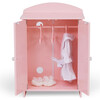 Sophia's - Aurora Princess 18" Doll Pink Plaid Closet with Bathrobe & Slipper - Pink/White - Doll Accessories - 7 - thumbnail