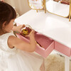 Fantasy Fields - Little Lady Izabel Medium Floral Play Vanity - White/Pink - Play Tables - 7 - thumbnail