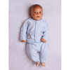 Pip Penguin Cardigan, Pale Blue - Cardigans - 2