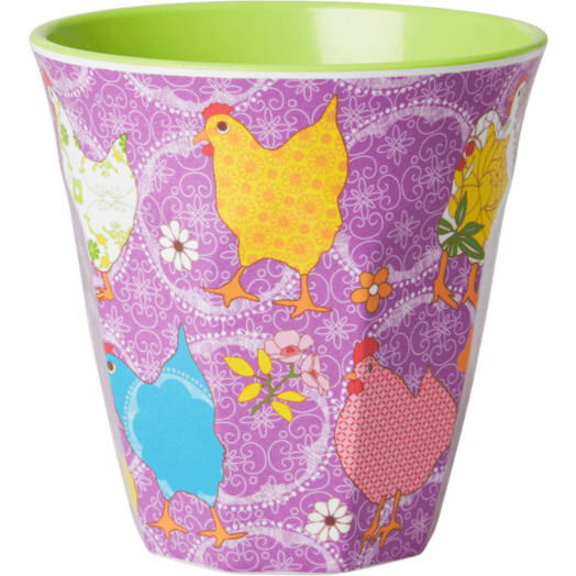 Cup Medium in Purple Hen