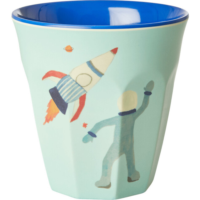 Cup Medium in Blue Space Print