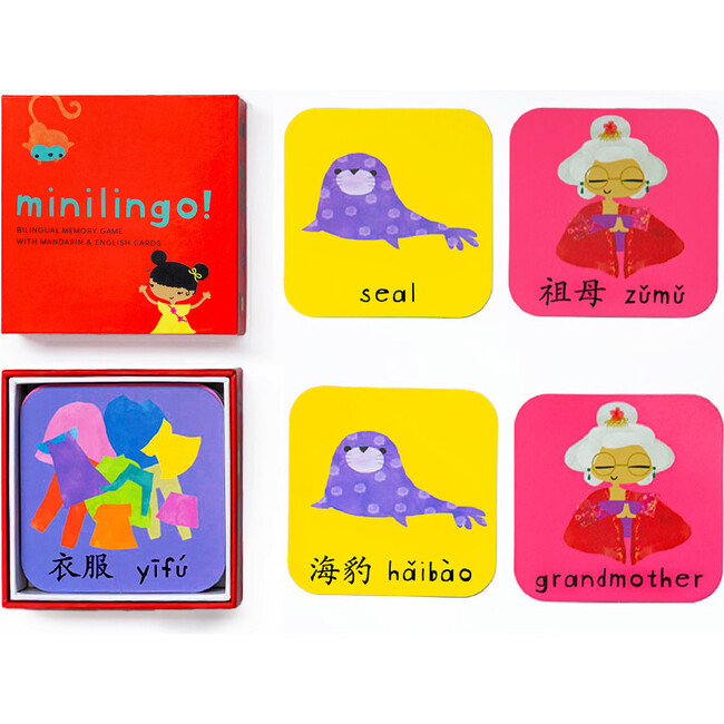 Minilingo, English/Mandarin Flashcards