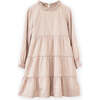 Lily Dress, Beige Country Check - Dresses - 1 - thumbnail