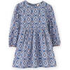 Phoebe Dress, Blue Mosaic - Dresses - 1 - thumbnail