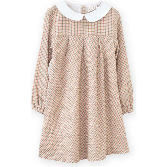 Brook Dress, Beige Country Check