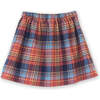 Coral Skirt, Rust Plaid - Skirts - 1 - thumbnail