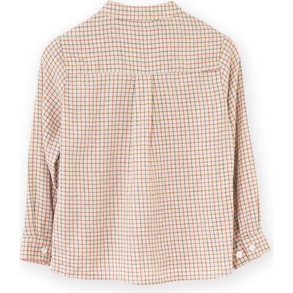 Baby Shirt, Beige Country Check - Shirts - 3