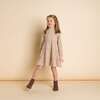 Lily Dress, Beige Country Check - Dresses - 4