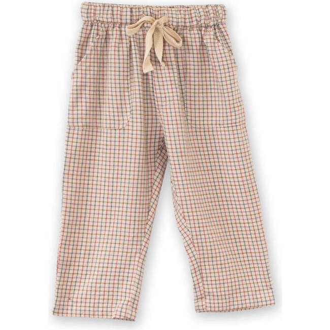 Baby Pants, Beige Country Check