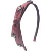 Lyric Headband, Burgundy - Hair Accessories - 1 - thumbnail