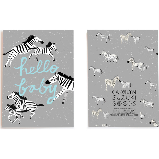 Zebra Moments Baby Card - Paper Goods - 3