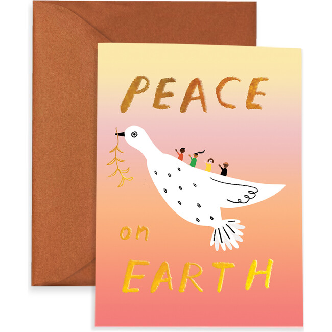 Peace Bird 2 Holiday Card