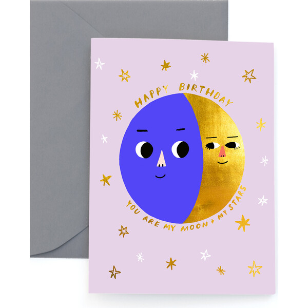 Moon Phases Birthday Card Carolyn Suzuki Goods Desk Stationery