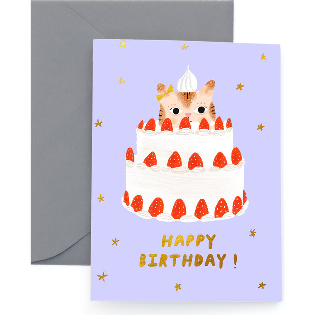Kitty Cake Birthday Card - Paper Goods - 1