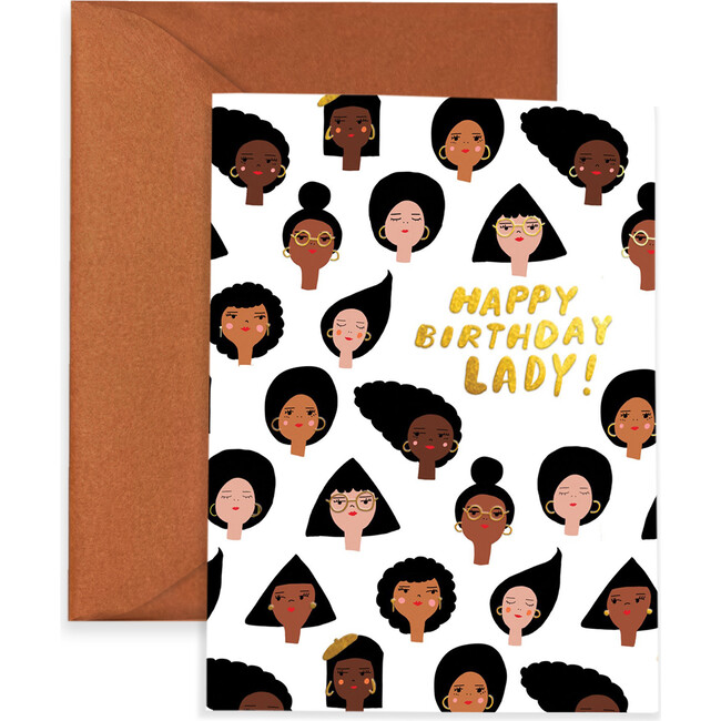 Geo Girls Birthday Card
