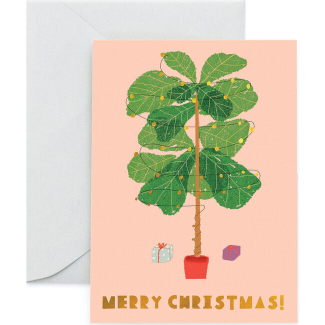 Ficus Lyrata Holiday Card