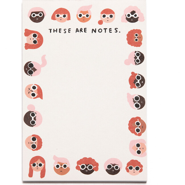 Faces Note Pad