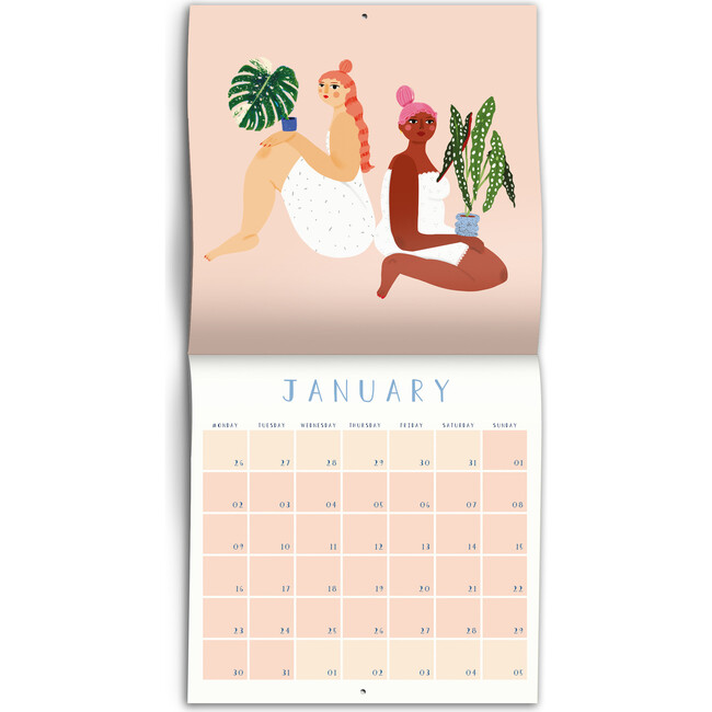 Botanical Calendar 12 Month Wall Calendar 2023 - Paper Goods - 2