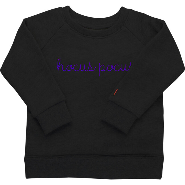 The Organic Pullover Sweatshirt, Black Hocus Pocus - Sweatshirts - 1