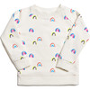 The Organic Printed Pullover Sweatshirt, Neon Rainbows - Sweatshirts - 1 - thumbnail