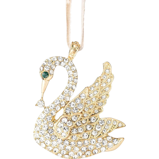 Swan Hanging Ornament, Gold