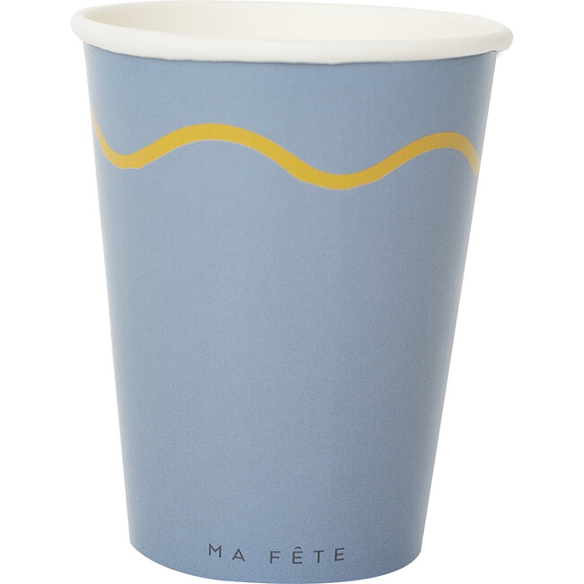 Signature Cups, Blue & Yellow