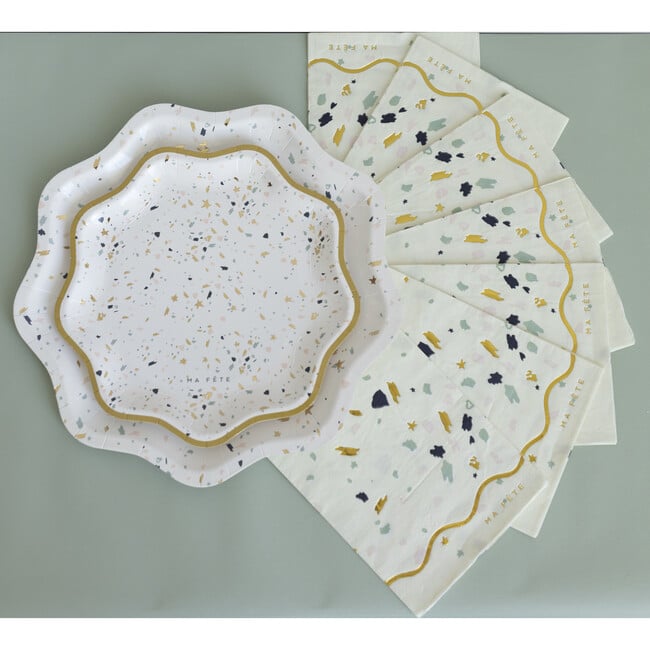 Terrazzo Dinner Napkins, Multi - Tableware - 4