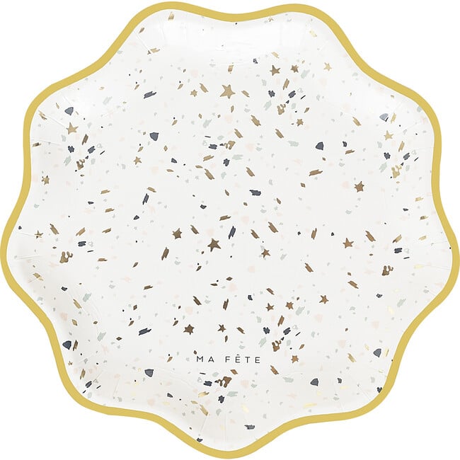 Terrazzo Dessert Plates, Multi - Tableware - 3