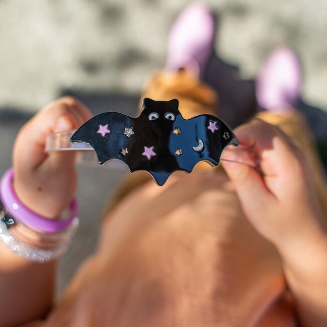 Starry Bat Headband, Black - Hair Accessories - 3