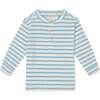 Maxi Top, Blue Stripe - T-Shirts - 1 - thumbnail