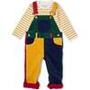 Patchwork Cord Overalls, Primary Multi - Overalls - 1 - thumbnail