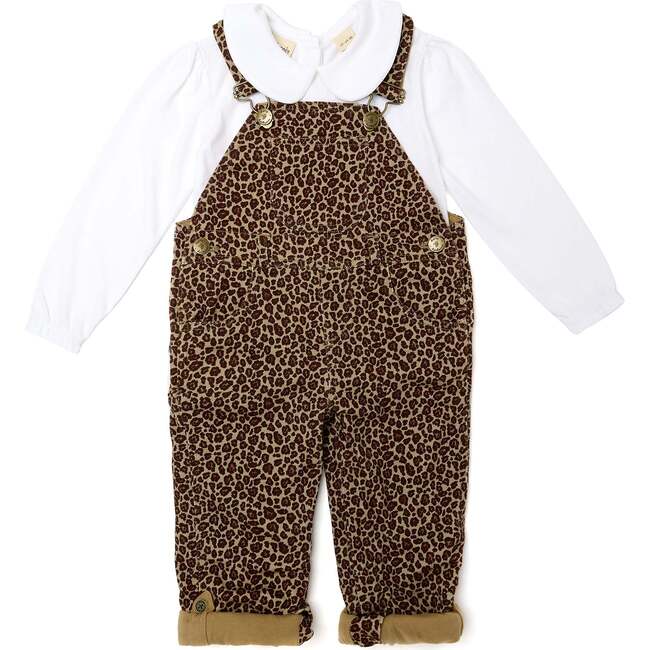 Leopard Print Overalls, Leopard - Overalls - 3