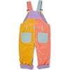 Patchwork Cord Overalls, Pastel Multi - Overalls - 3