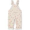 Heart Print Cord Overalls, Cream Heart - Overalls - 3