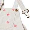 Heart Print Dress, Cream Heart - Dresses - 5