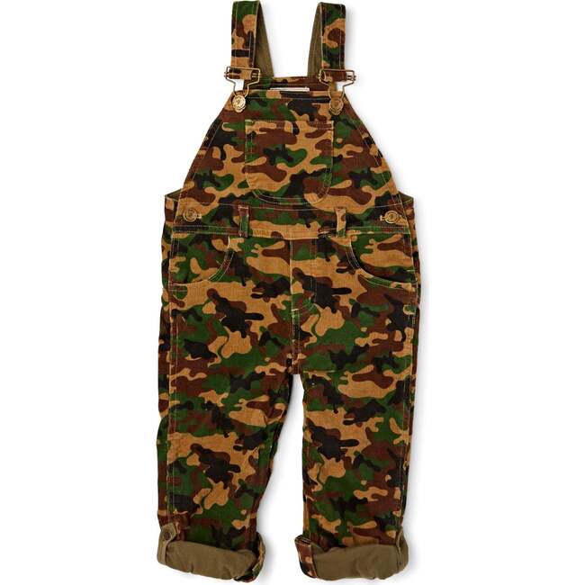 Camouflage Cord Overalls, Camo - Overalls - 1