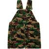 Camouflage Cord Overall Shorts, Camo - Shorts - 1 - thumbnail