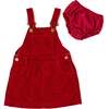Chunky Cord Dress, Red - Dresses - 1 - thumbnail