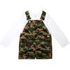 Camouflage Cord Overall Shorts, Camo - Shorts - 3