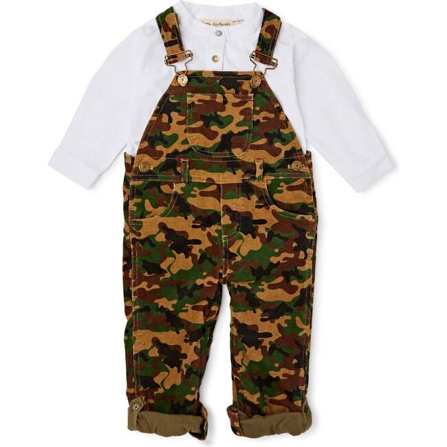 Camouflage Cord Overalls, Camo - Overalls - 3