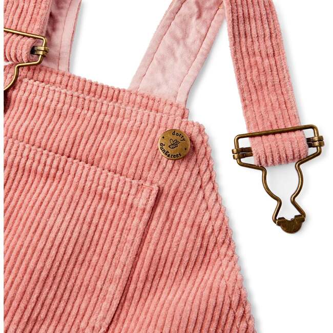 Chunky Cord Overalls, Pink - Overalls - 5