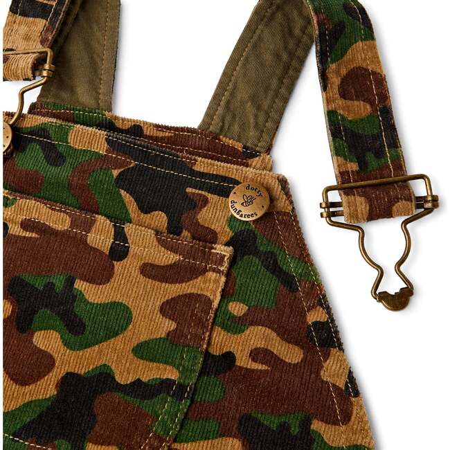 Camouflage Cord Overalls, Camo - Overalls - 5