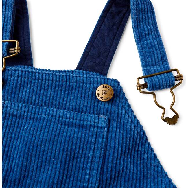 Chunky Cord Overalls, Blue - Overalls - 6